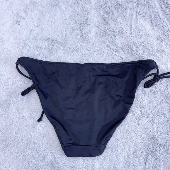 Victorias Secret Swim Strappy 2 Piece Bikini Swimsuit Black Padded Womens Medium - Picture 6 of 8